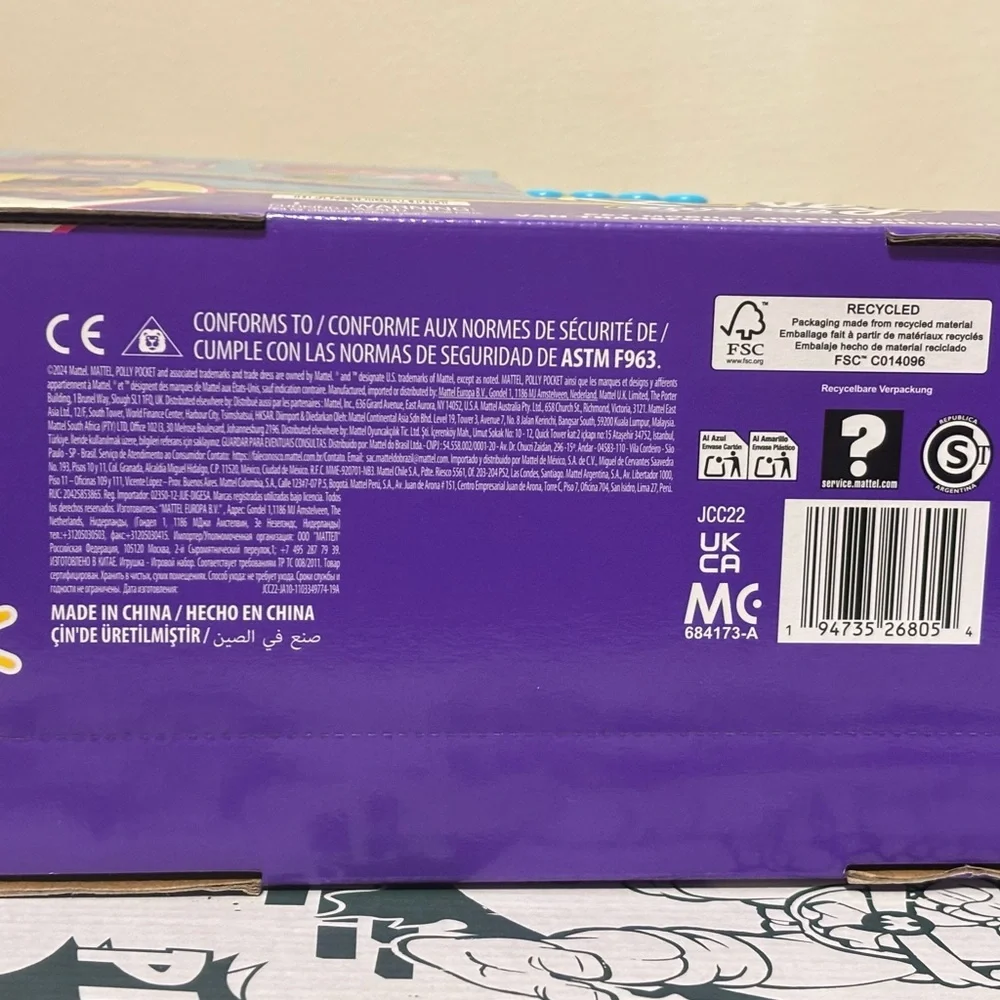 Pet Mobile Adventure Polly Pocket 21 Piece - Blue NEW! - Picture 9 of 10